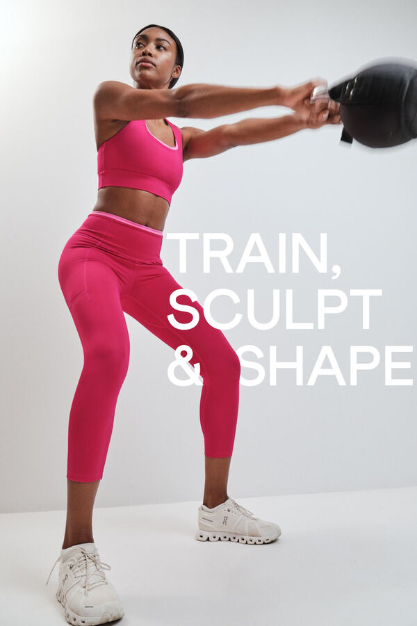 Dash and Stars Roze skraćene 4D STRETCH helanke pink