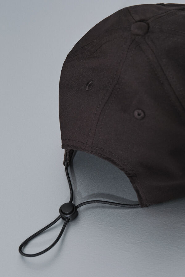 Dash and Stars Crni podesivi tehnički kačket sa logo black