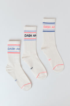 Dash and Stars 3 tehničke čarape white