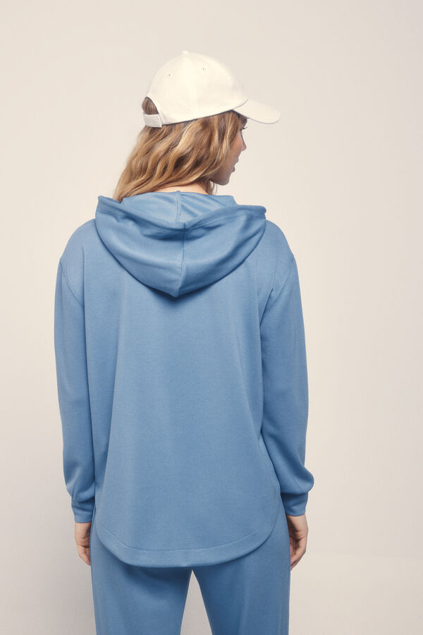 Dash and Stars Jakna od modalnog materijala sa mekim dodirom u plavoj boji blue