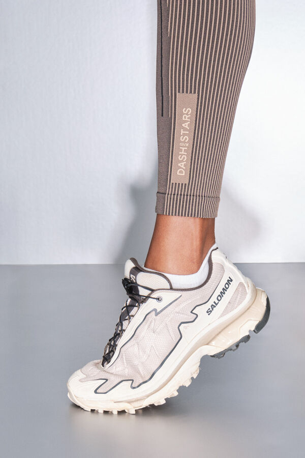 Dash and Stars Brown SEAMLESS COMFORT long leggings brown