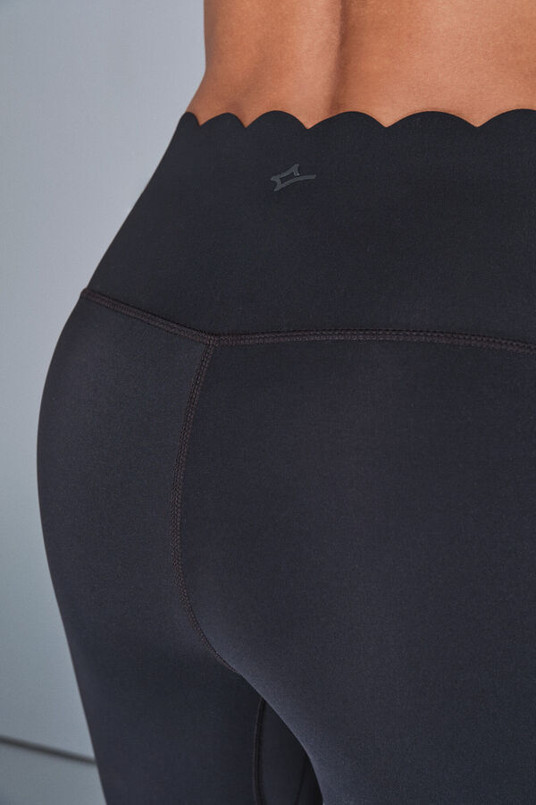 Dash and Stars Leggings COMPRESSIVE capri negro negro