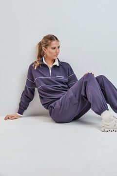 Dash and Stars Sive &scaron;iroke duge pantalone grey