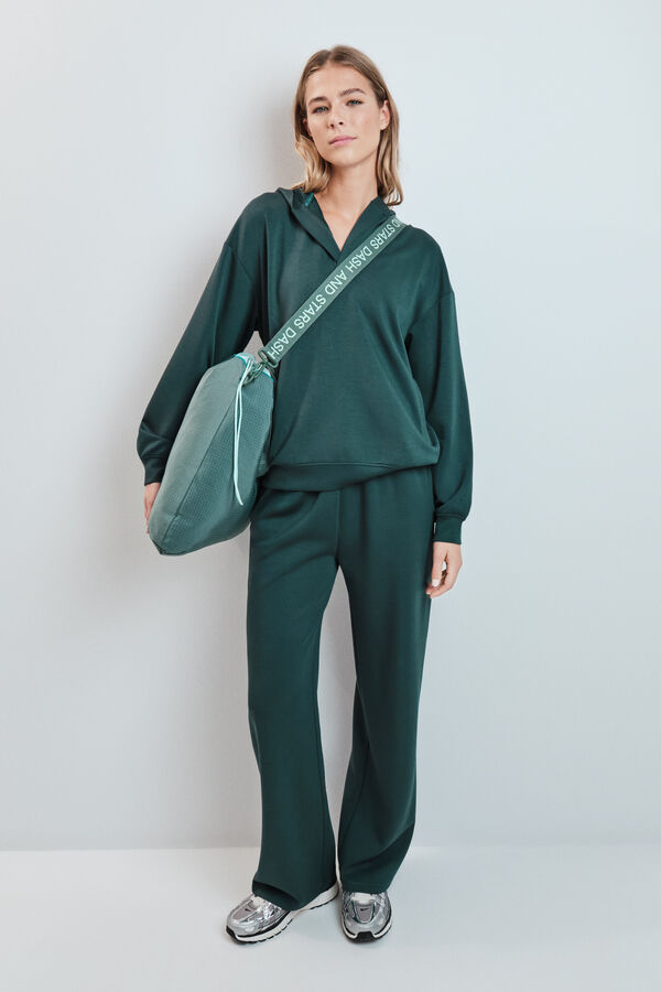 Dash and Stars Zelene duge &scaron;iroke pantalone green
