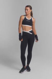 Dash and Stars Leggings 4D STRETCH negro