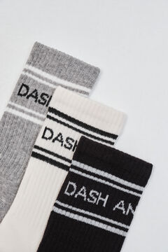 Dash and Stars Pakovanje 3 pamučne čarape srednje dužine