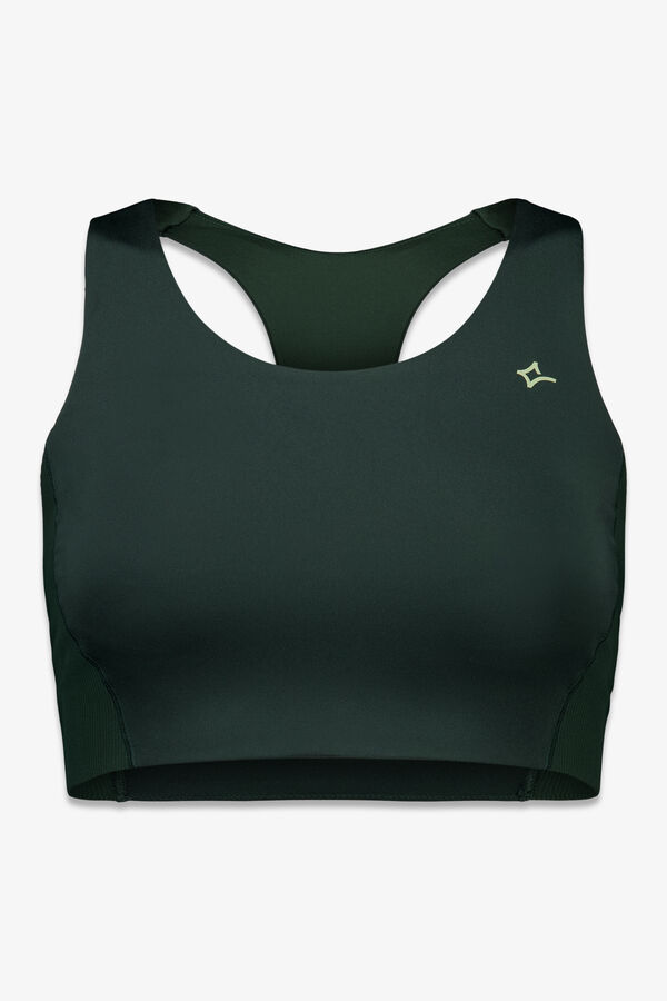 Dash and Stars soutien-gorge de sport vert extensible 4D vert