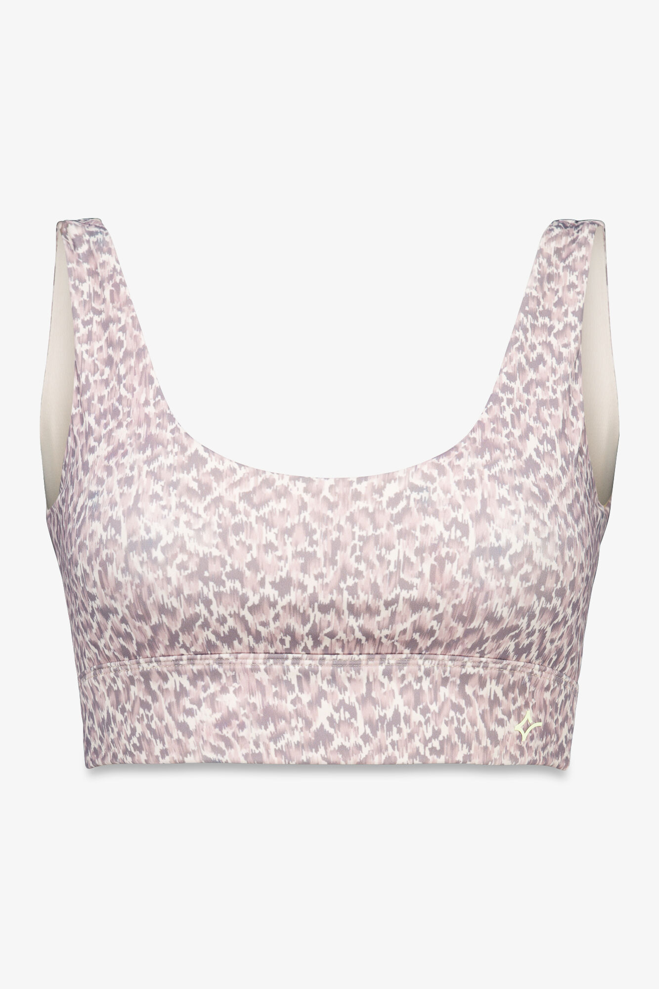 Dash and Stars Sujetador deportivo 4D STRETCH animal print blanco