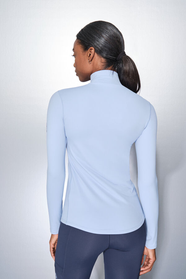 Dash and Stars Bebi plava majica dugi rukav blue