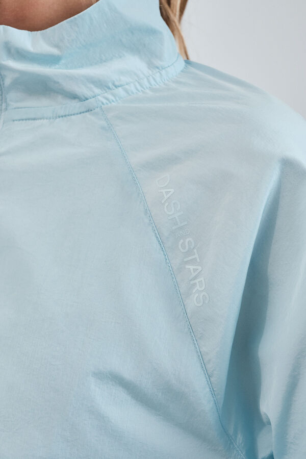 Dash and Stars Plava vetrovka blue