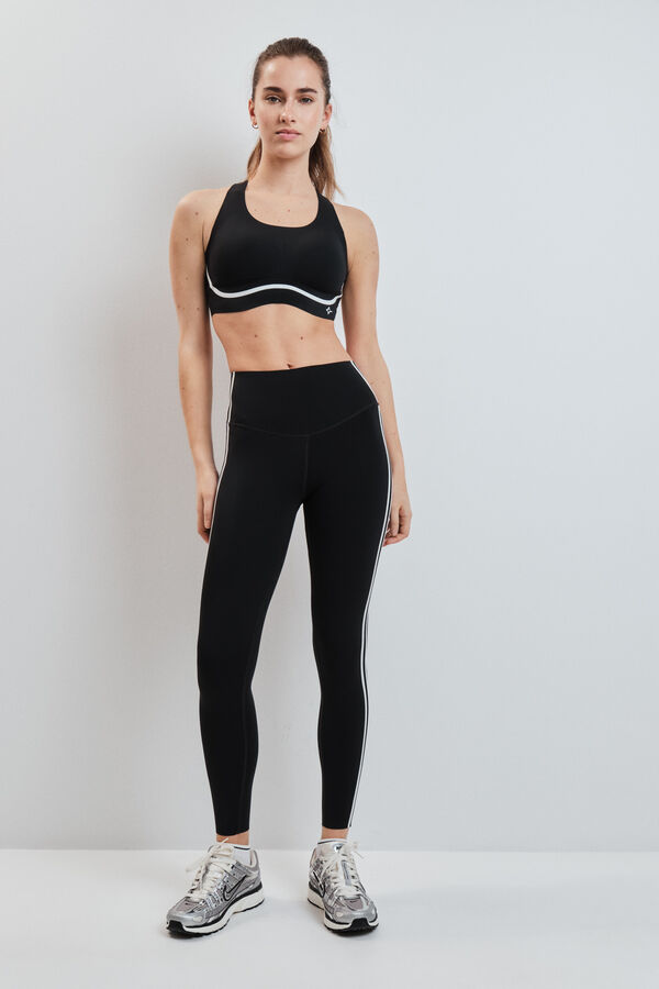 Dash and Stars Fekete COMPRESSIVE hossz&uacute; leggings fekete