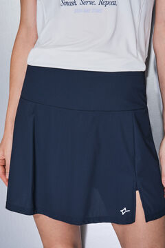 Dash and Stars Plava mikrofiber suknja sa mrežastom unutra&scaron;njo&scaron;ću