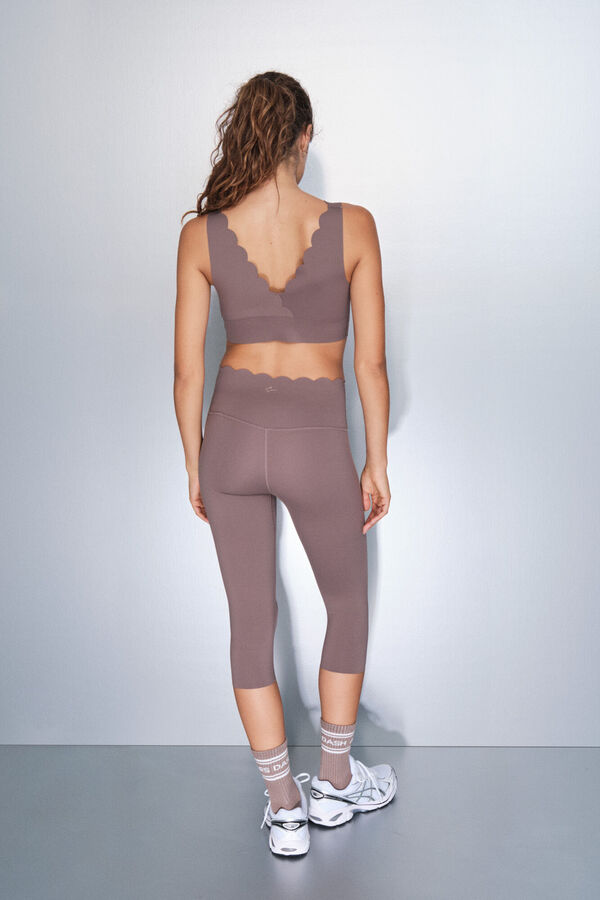 Dash and Stars Smeđe piratske kompresivne helanke nude