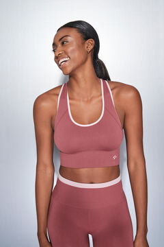 Dash and Stars Soutien desportivo rosa SEAMLESS COMFORT