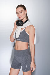 Dash and Stars Be&scaron;avne udobne sive biciklističke helanke grey