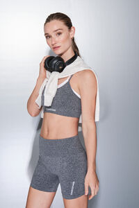 Dash and Stars BEŠAVNE UDOBNE sive biciklističke tajice