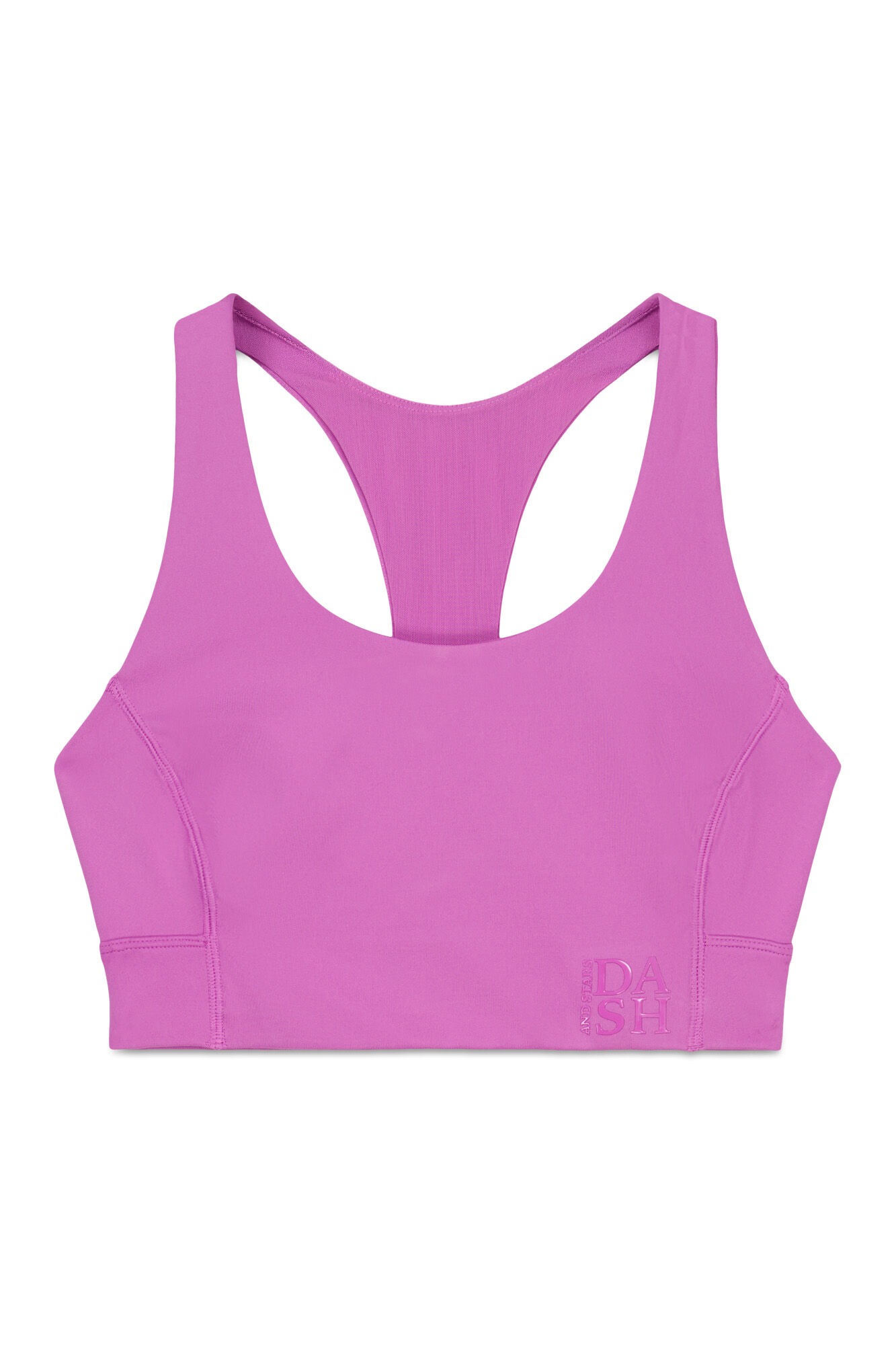 Dash and Stars Sujetador deportivo 4D Stretch rosa