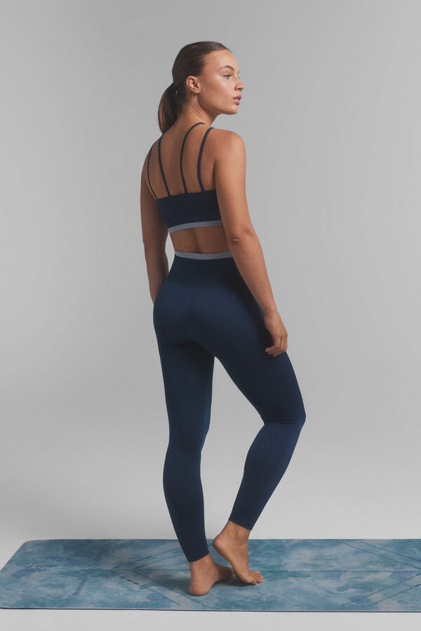Dash and Stars Plave helanke SEAMLESS COMFORT. blue