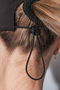 Dash and Stars Crni podesivi tehnički kačket sa logo