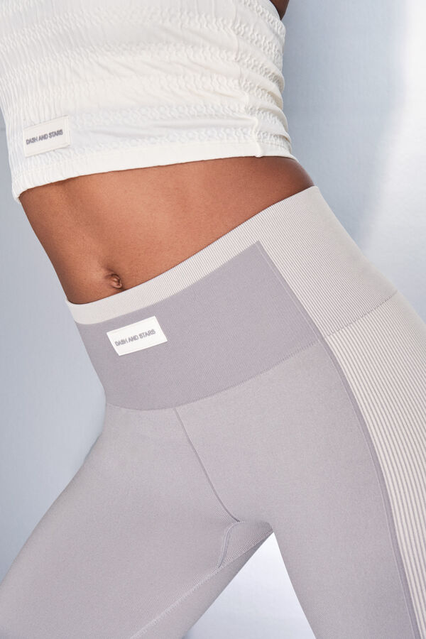 Dash and Stars Leggings largos SEAMLESS COMFORT gris gris