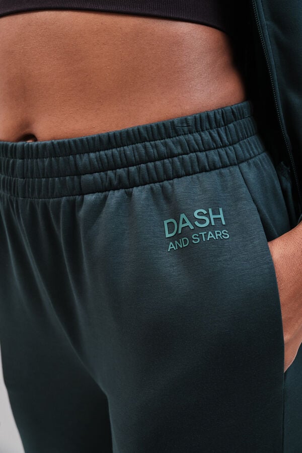 Dash and Stars Zelene duge pantalone meke na dodir green