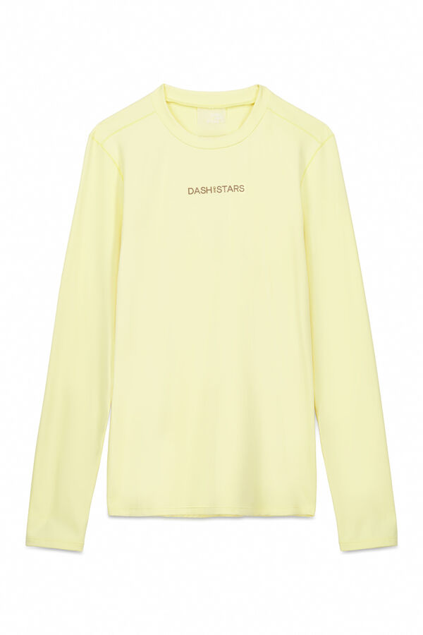 Dash and Stars Žuta majica dugi rukav printed