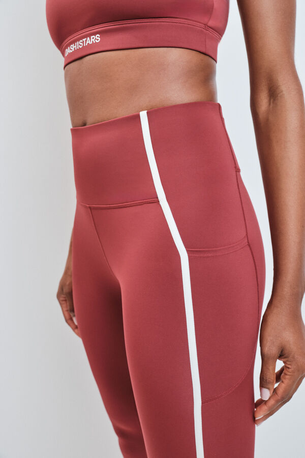 Dash and Stars Bordo duge helanke 4D STRETCH red