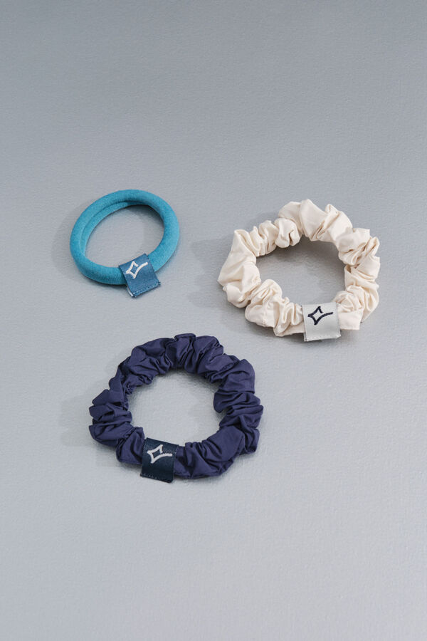 Dash and Stars Pacote com 3 faixas de cabelo branco