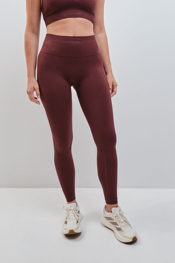 Dash and Stars Duge helanke SEAMLESS COMFORT bordo printed