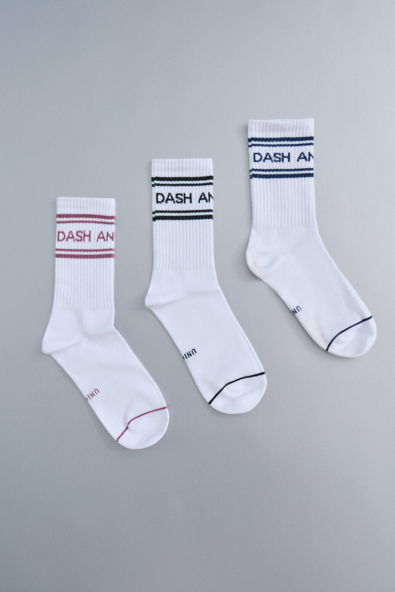 Dash and Stars Pack 3 calcetines algod&oacute;n logo