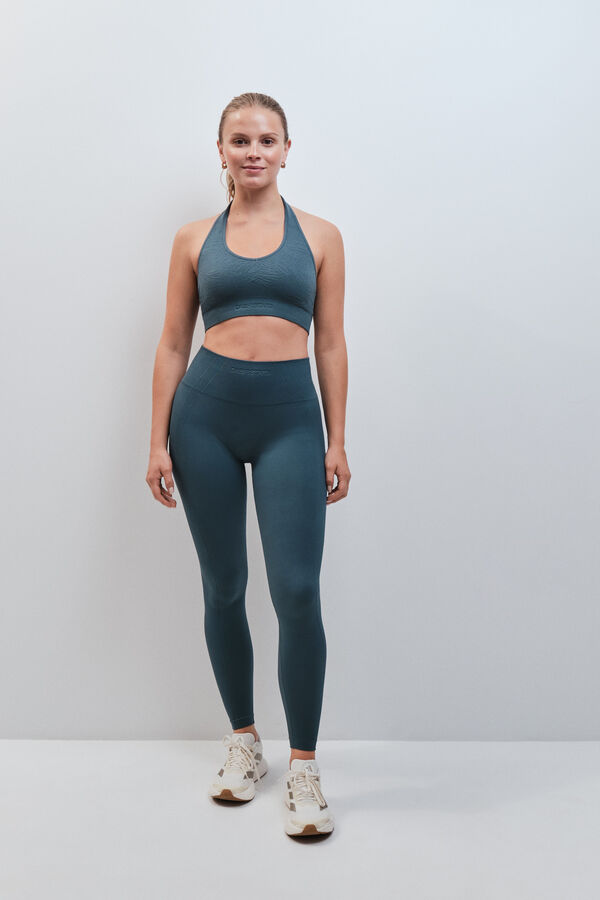 Dash and Stars Zeleni sportski grudnjak SEAMLESS COMFORT green