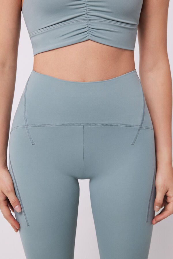 Leggings verdes Soft Move, Leggings desportivos e joggers para mulher