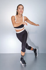 Dash and Stars Legging pirate noir et blanc 4D STRETCH noir