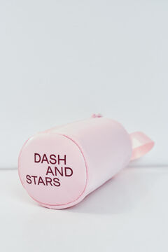 Dash and Stars Roze kvadratni charm privezak