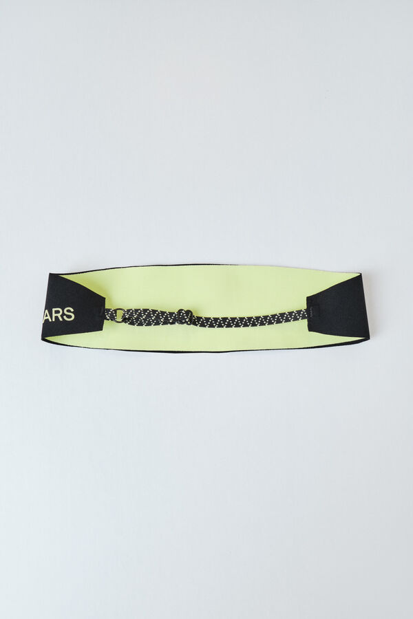 Dash and Stars Žuta sportska traka za kosu black