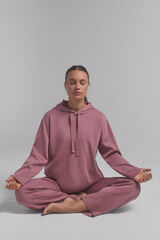 Dash and Stars Mekana roze dukserica sa kapuljačom. pink