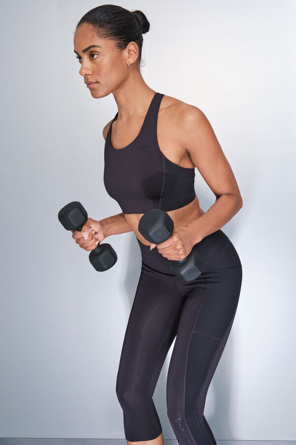 Dash and Stars Crne piratske 4D rastegljive helanke black