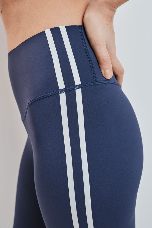 Dash and Stars Blue long leggings COMPRESSIVE blue