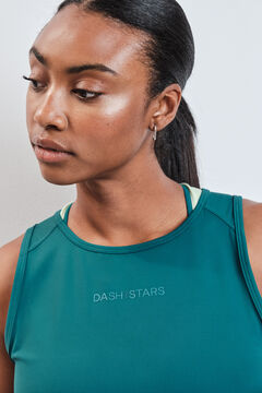 Dash and Stars Zelena tehnička majica bez rukava green