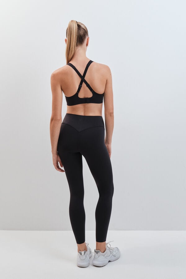Dash and Stars Crne duge kompresivne helanke black