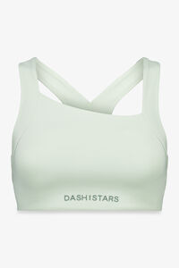 Dash and Stars Zeleni sportski grudnjak SOFT MOVE