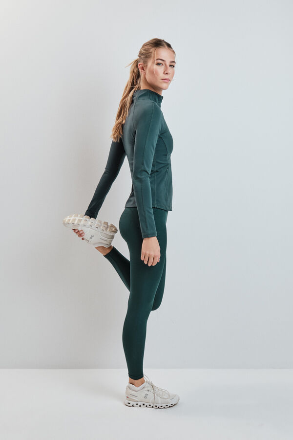 Dash and Stars Zelena strukirana jakna green