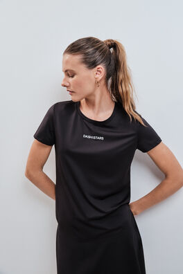 Camiseta técnica manga corta negro