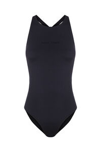 Dash and Stars Ba&ntilde;ador deportivo negro Quick Dry