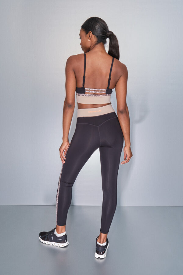 Dash and Stars 4D STRETCH fekete &aacute;llatmint&aacute;s leggings fekete