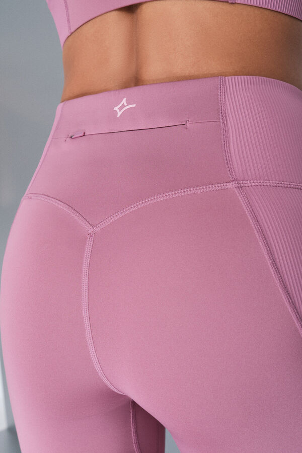 Dash and Stars Leggings 4D STRETCH ciclista rosa rosa