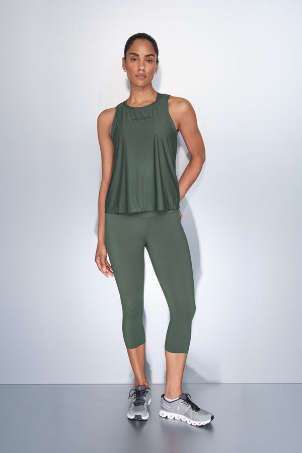 Dash and Stars Halter majica green