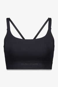 Dash and Stars Crni sportski grudnjak SOFT MOVE