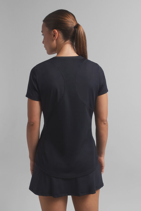 Dash and Stars T-shirt transpirável preta preto