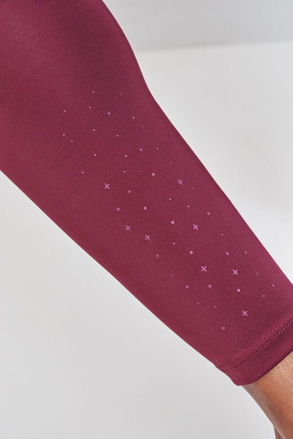 Dash and Stars Bordo 4D STRETCH helanke red